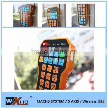 Cnc Mach3 System Wireless cnc remote handwheel 5 axis, USB, 31 Keys