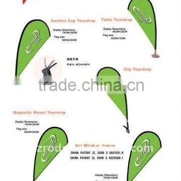 promotional mini flags/car flag,table flag,clip teardrop,magnectic teardrop with teardrop shape