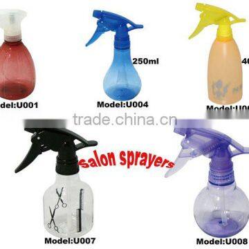 Profesional hair salon plastic hand trigger sprayer bottle