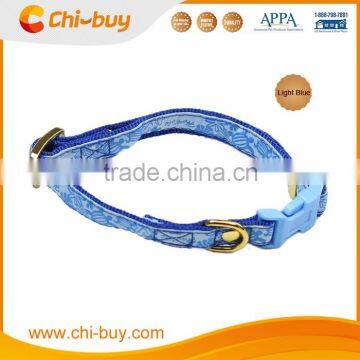 Neck Size 25~40cm Pet Trainer Nylon Dog Collar Blue Color, Free Shipping on 49usd order