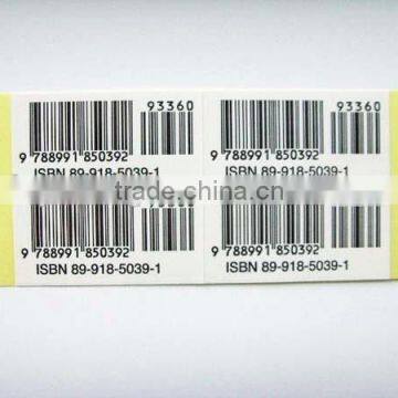 printed self adhesive barcode label in roll