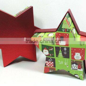 Star Shape chocolate paper Box