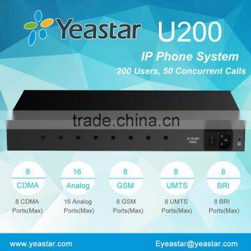 Yeastar 200 Users PSTN BRI GSM UMTS VOIP IP PBX System photo-4