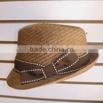 2014fashion 100% paper straw ladies hats