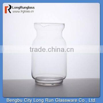 LongRun tranparent glass custom decal water bottle manufacturer