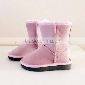Kids Fancy Boots Pink Ankle Boot Cemented Winter Warm Boots photo-2