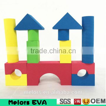 Melors EVA intelligence custom eva foam blocks Eva foam game children educational toy for kid building block