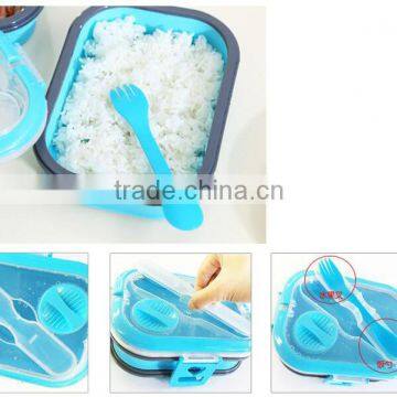 NEW 2016 2 Layer Rectangle Lunch Box Container Eco-friendly Kid Lunchbox photo-3