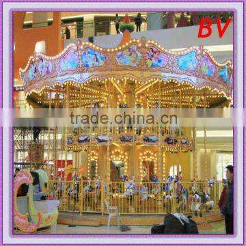 [Ali Brothers]Amusement roundabout rides cheap carousel horse