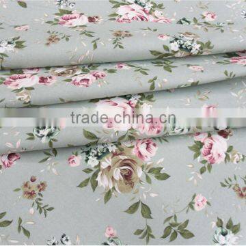 Cotton canvas fabric cotton cloth pastoral fabrics curtain cloth tablecloth fabric wholesale linen rose flowers fabrics