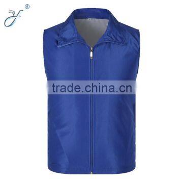 Wholesale Sleeveless Unisex Blank Color Advertising Waistcoat