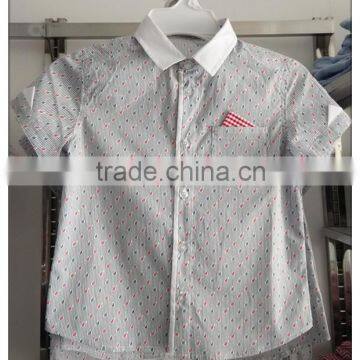 2015 New Style 100%cotton Fashion Boys Fancy Shirts photo-2