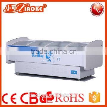 DG-210 meat display chiller High Quality Supermarket Combined Island Freezer for Frozen Food