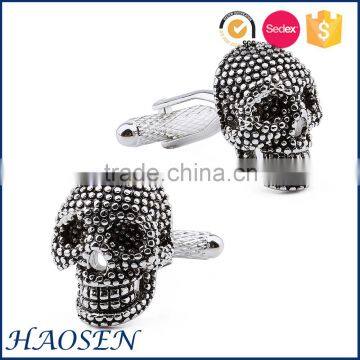 Fashionable Black Enamel Skull Design Your Own Cufflinks Men