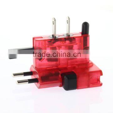 Worldwide Non-grounding 10A 250V CE ROHS approved detachable charging plug