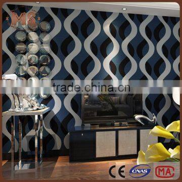 China wholsale 3d wallpaper for home decoration with vertical stripes effect