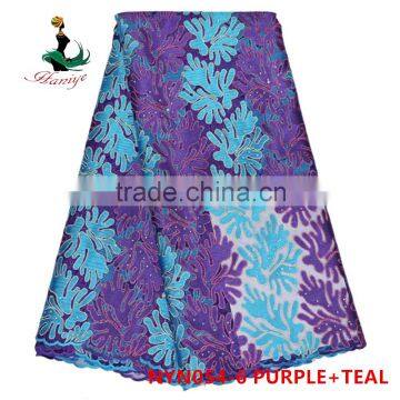 2016 Haniye Wholesale Cheap African Tulle Lace Fabrics for Wedding Dress/NYN54 photo-3