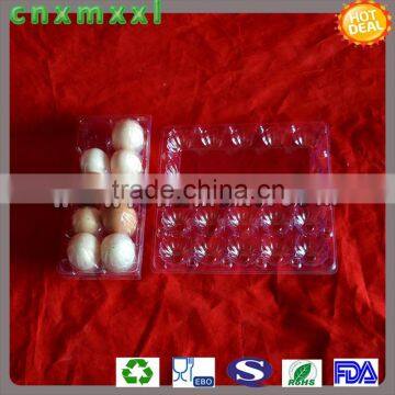 10pcs clear plastic blister egg tray