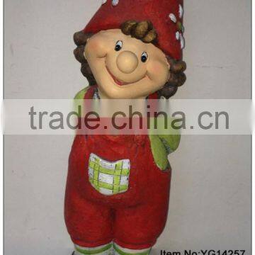 Stand Magnesia garden decoration sculpture, garden gnome