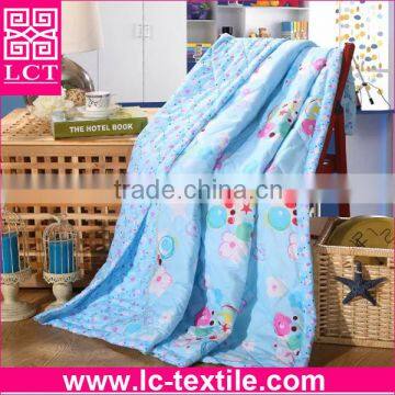 wholesale 2016 new arrrvial lightweight comfortable reactive dye cartoon patterns kids children quilts(LCTQ-0003)