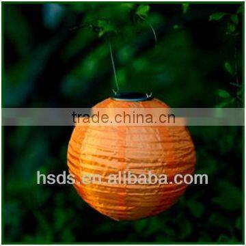 Garden Decorative Eco-Friendly Colorful Solar Nylon Lantern peach