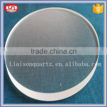 round silica glass clear plate with cheap price