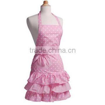 100% cotton cute retro ruffled lovely vintage lady kitchen aprons