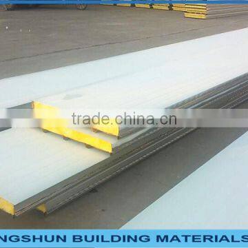 Glass wool core foam and PU Polyurethane core materials sandwich panel