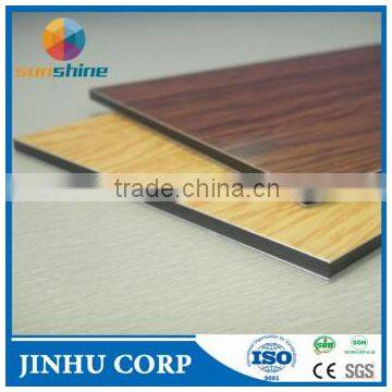 Wooden aluminum composite panel