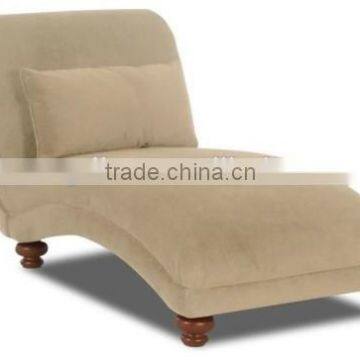 classic design bedroom fueniture beige velvet covered lounge chair used for hotel