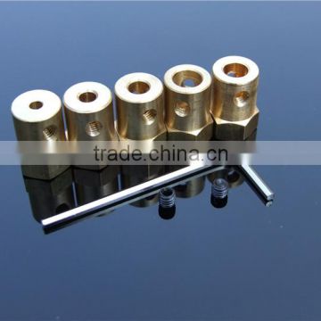 Brass hex flexible shaft couplings,customized Couplings