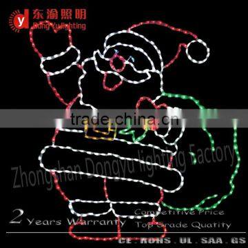 Direct manufacturer 2D led street motif holiday decoration waterproof hanging Christmas lights