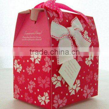 Red Sweet Love Folding Cardboard Gift Box