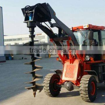 EOUGEM 2016 1.6 ton newest model mini wheel loader backhoe