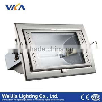 70/150W squarewhite/Nickel-plated Metal Halide Recessed Downlight