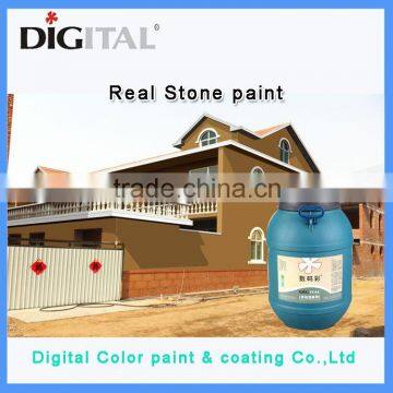 Fire prevention never faded exterior stone paint