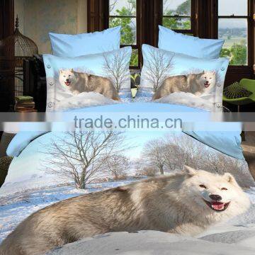 100% polyester 3D sublimation disperse printed quilt cover set