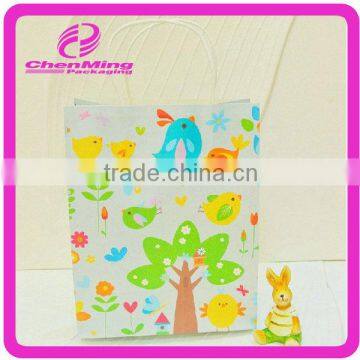 Yiwu wholesale small printed packing paper bags