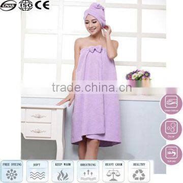 violet lady microfiber bath towel dress