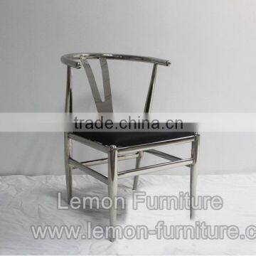 alibaba trade assurance Hans Wegner Wishbone stainless Y Chair dining chair