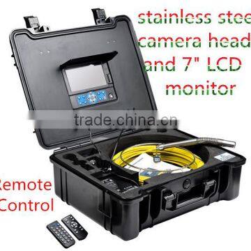 TVBTECH HOT! Underground Pipe Inspection &Pipe Wall&Well Inspection camera with 1/3 Sony CCD camera