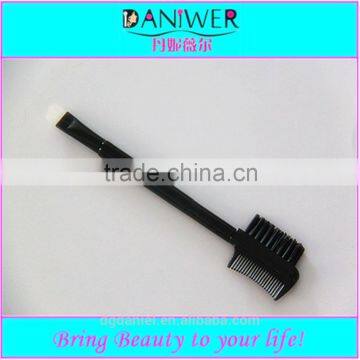 Professional single eyebrow makeup brush and sponge brush