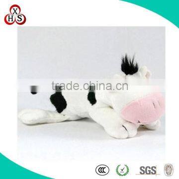 High quality OEM custom personalized plush cow pencil case toy hot sale