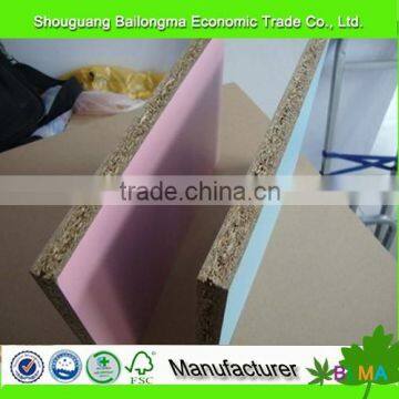 high quality E1 12mm melamine particle board /chipboard