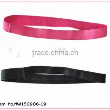 elastic headband hair accessories with non-slip strip