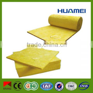 Formaldehyde free building and industry insulation glass wool blanket cheap