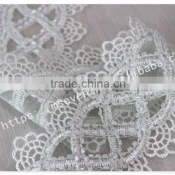 Nice Design Embroidery Handmade Beaded Trim for Wedding Dress Wholesale photo-5