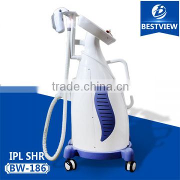 Stationary ce approved 2 in 1 ipl shr opt for permanent hair removal