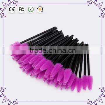100pcs 3d fiber hair disposable mascara eyelash brush wand