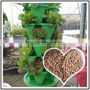 growing media expanded clay for vertical grow tower Indoor bonsai